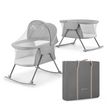 KINDERKRAFT Berceau lit de voyage bébé Lovi. Coloris disponibles : Beige