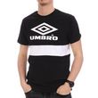 T-Shirt noir homme Umbro Street Tee B LG. Coloris disponibles : Noir