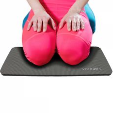 Tapis de yoga, de gym pour genoux 60 x 25 x 1,5 cm (Gris)