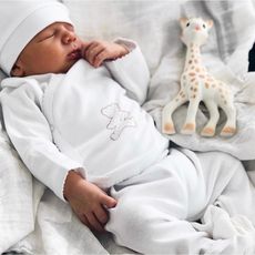 SEVIRA KIDS Pyjama bébé en coton bio, BASIC SEVIRA KIDS (Blanc)