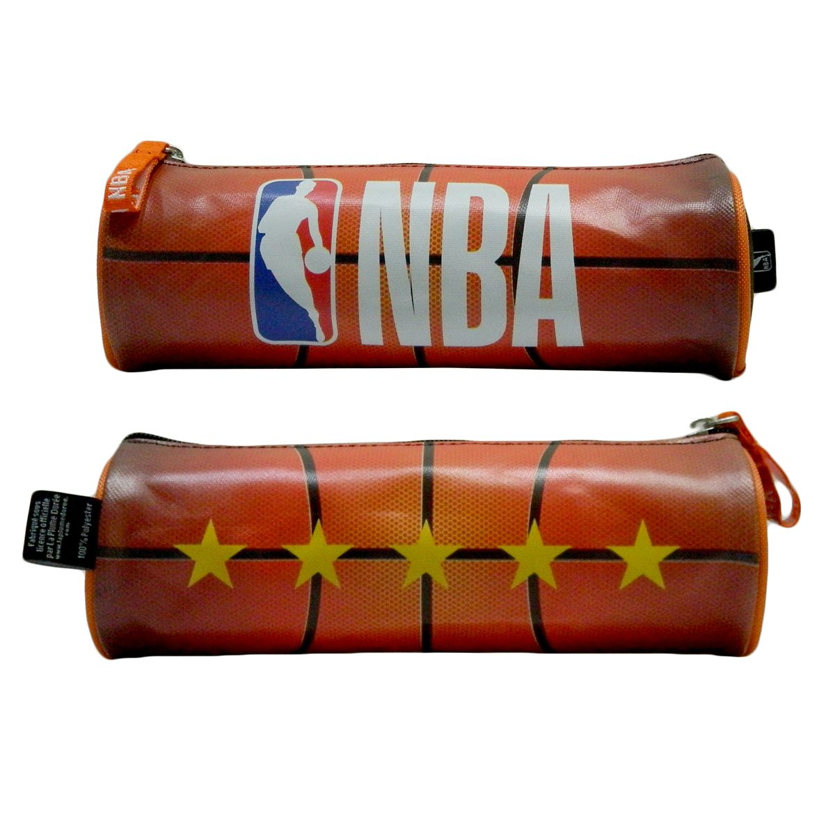 Trousse ronde garçon NBA orange pas cher Auchan.fr