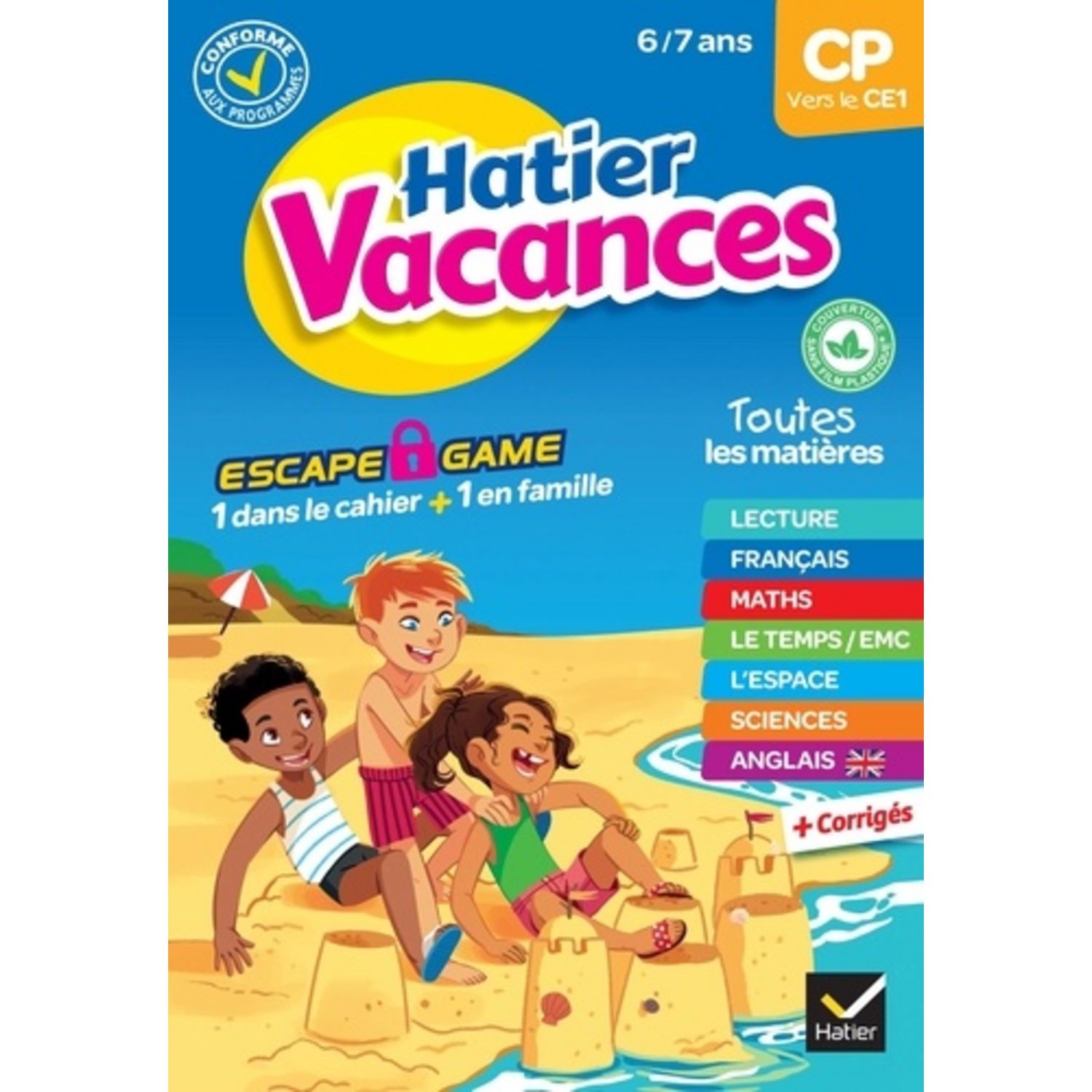 Hatier Corrigé HATIER VACANCES DU CP VERS LE CE1. TOUTES LES MATIERES, EDITION 2020,  Idiard Bénédicte pas cher - Auchan.fr