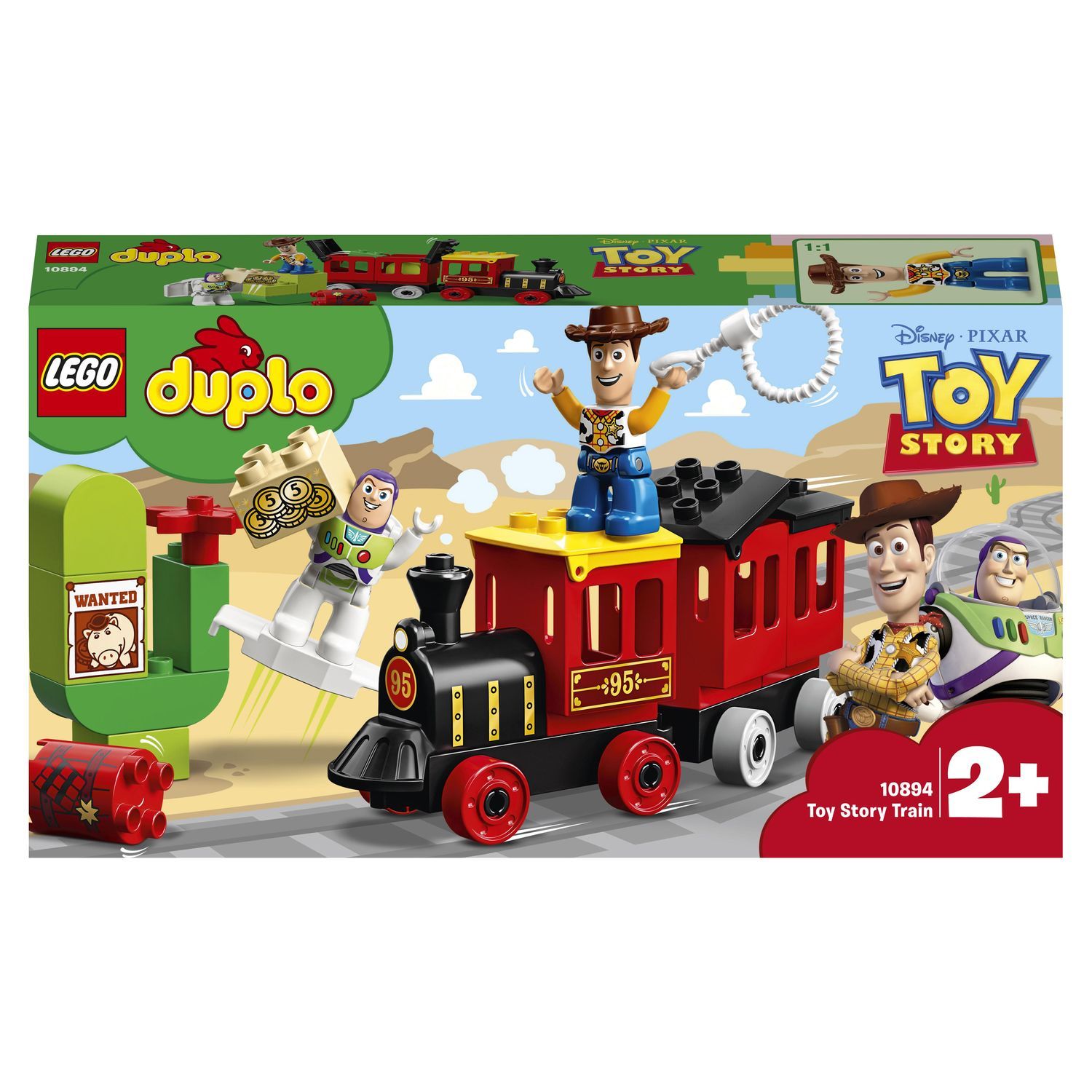 LEGO DUPLO 10874 Le Train à Vapeur, Jouet de Locomotive Télécommandé avec  Sons, Lumières pas cher 