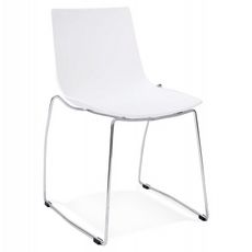 Chaise Design  Rovigo  83cm Blanc