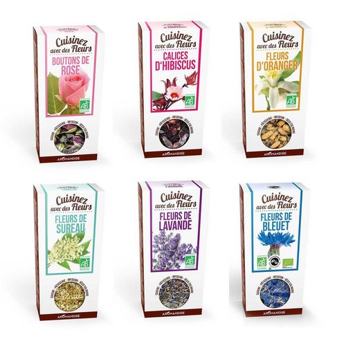 MANDAR Fleurs comestibles 20g pas cher 