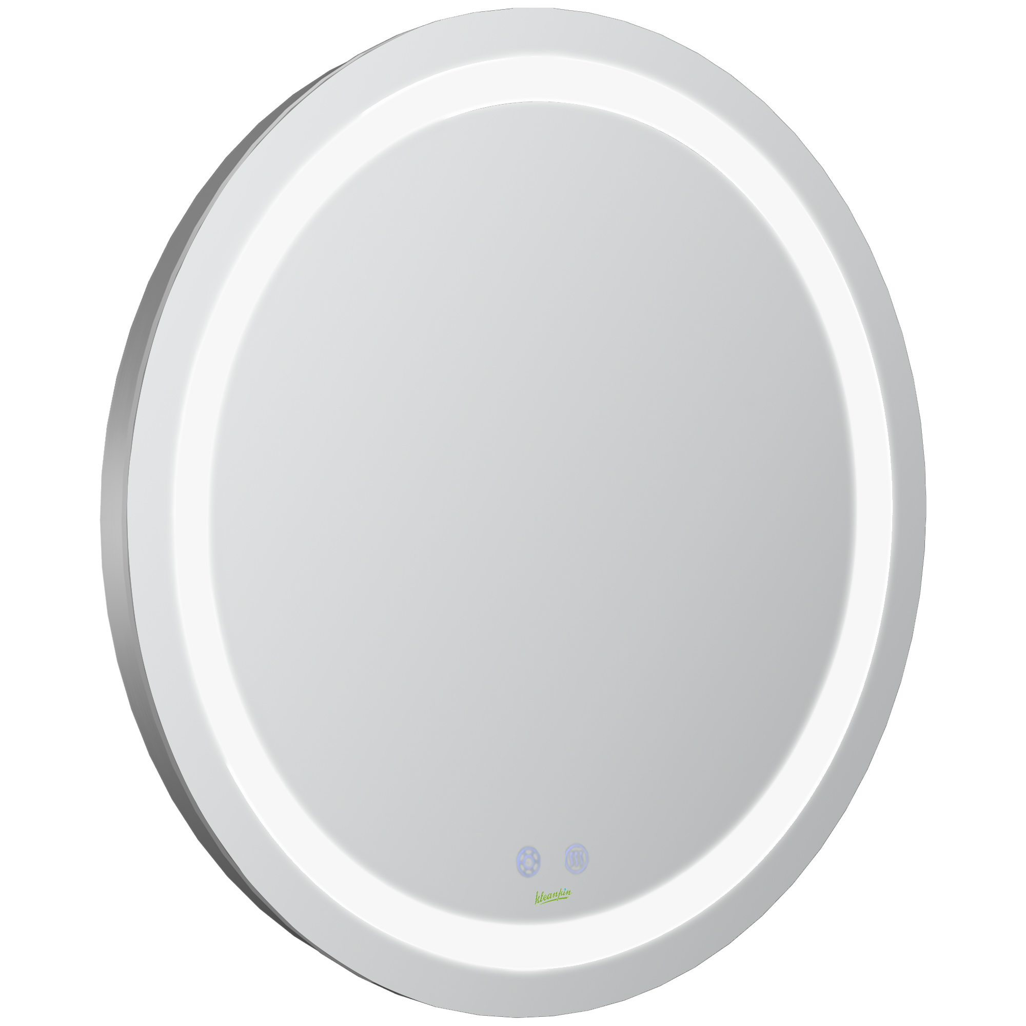 Miroir lumineux pour salle de bain à LED avec éclairage tactile anti-buée  blanc chaud round Ø 60 cm