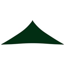 Voile de parasol Tissu Oxford triangulaire 5x5x5 m Vert fonce