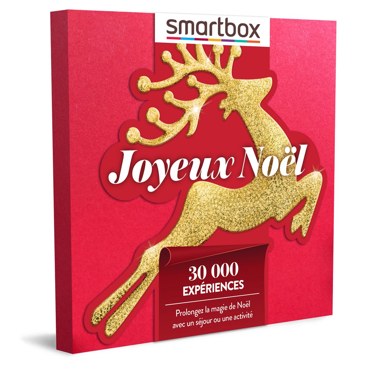 Smartbox Coffret Cadeau - Joyeux Noël - 30000 expériences : nuits de