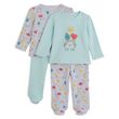 IN EXTENSO Lot de 2 pyjamas bébé fille. Coloris disponibles : Vert