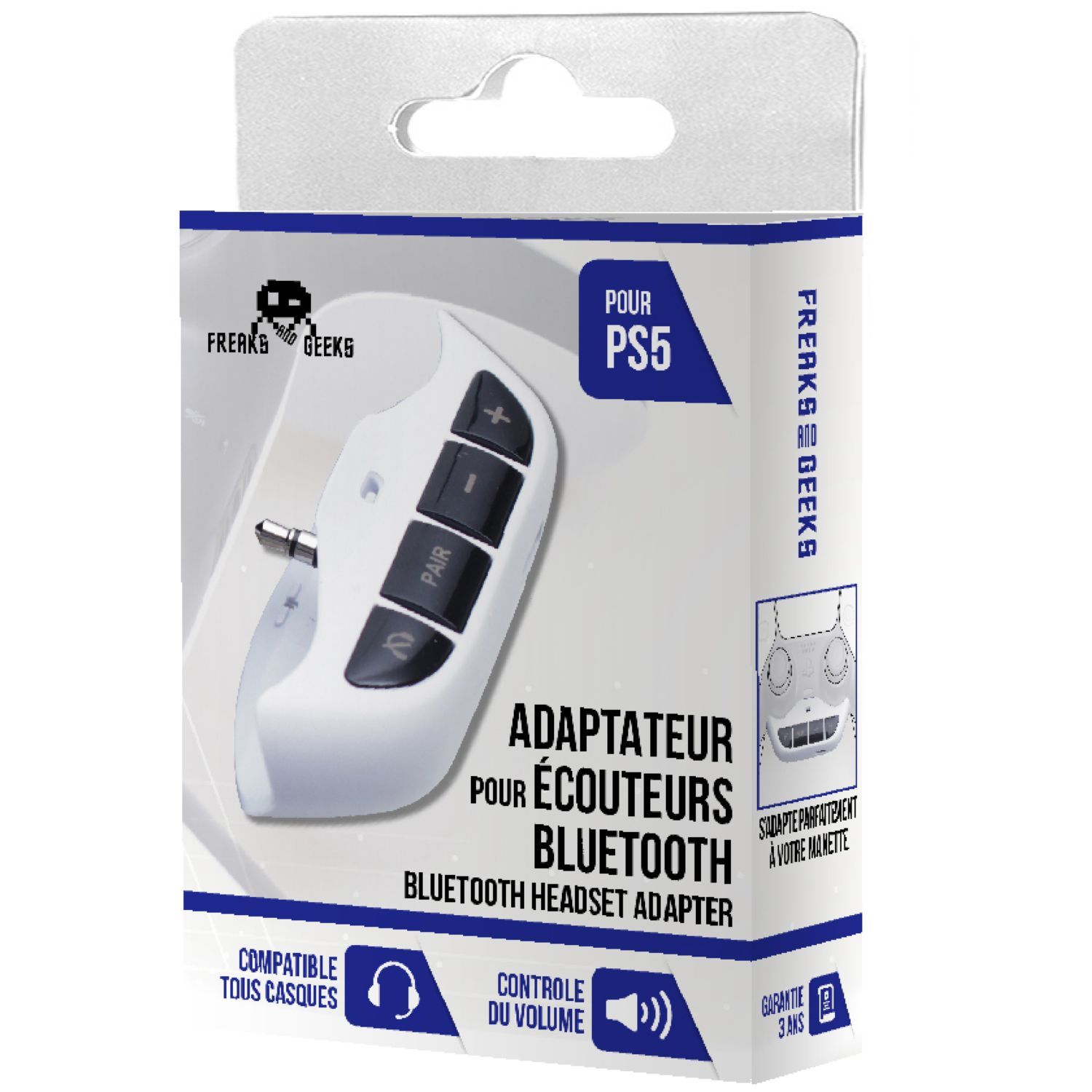 Nacon - Adaptateur audio Bluetooth pour PS5 - Blanc