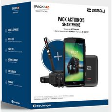 CROSSCALL Smartphone Pack Action X5 + X-Chest + X-Power