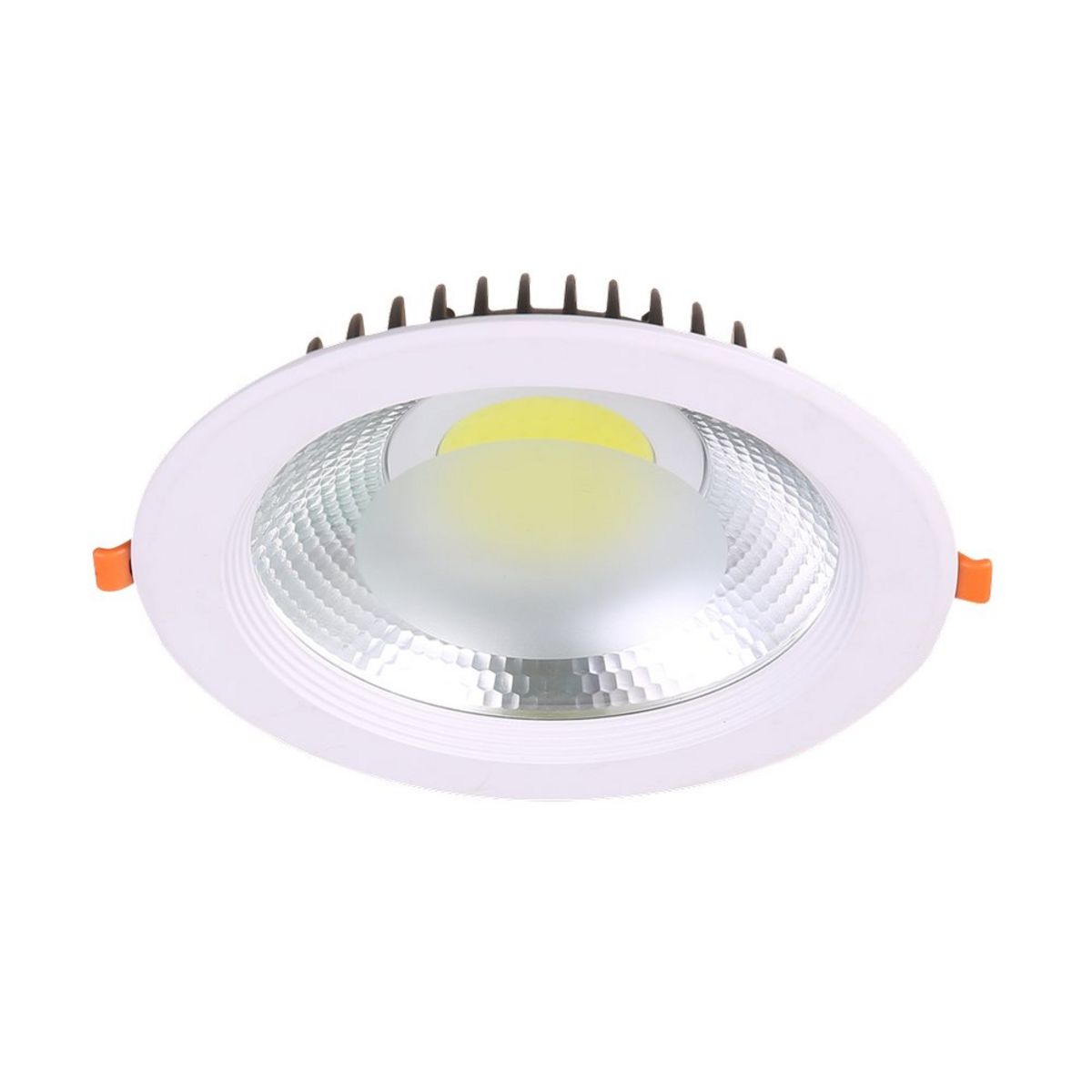CENTRALE BRICO Spot encastrable KOBY Ø190 15W 1500lm Blanc Neutre