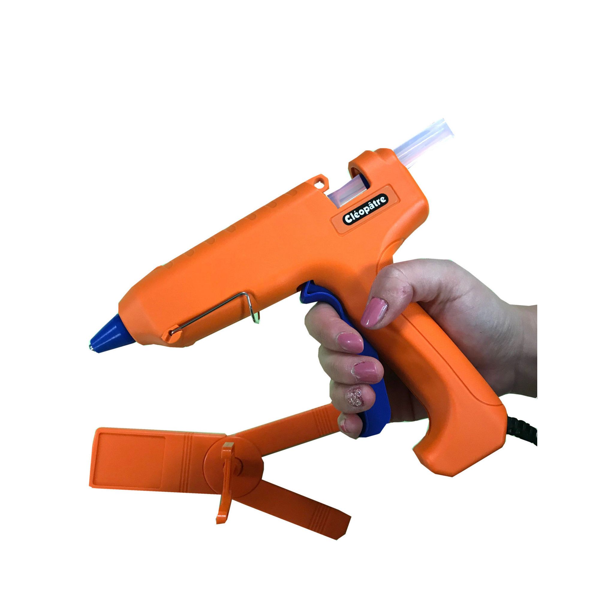 Mini pistolet à colle et support CléoGun Fix