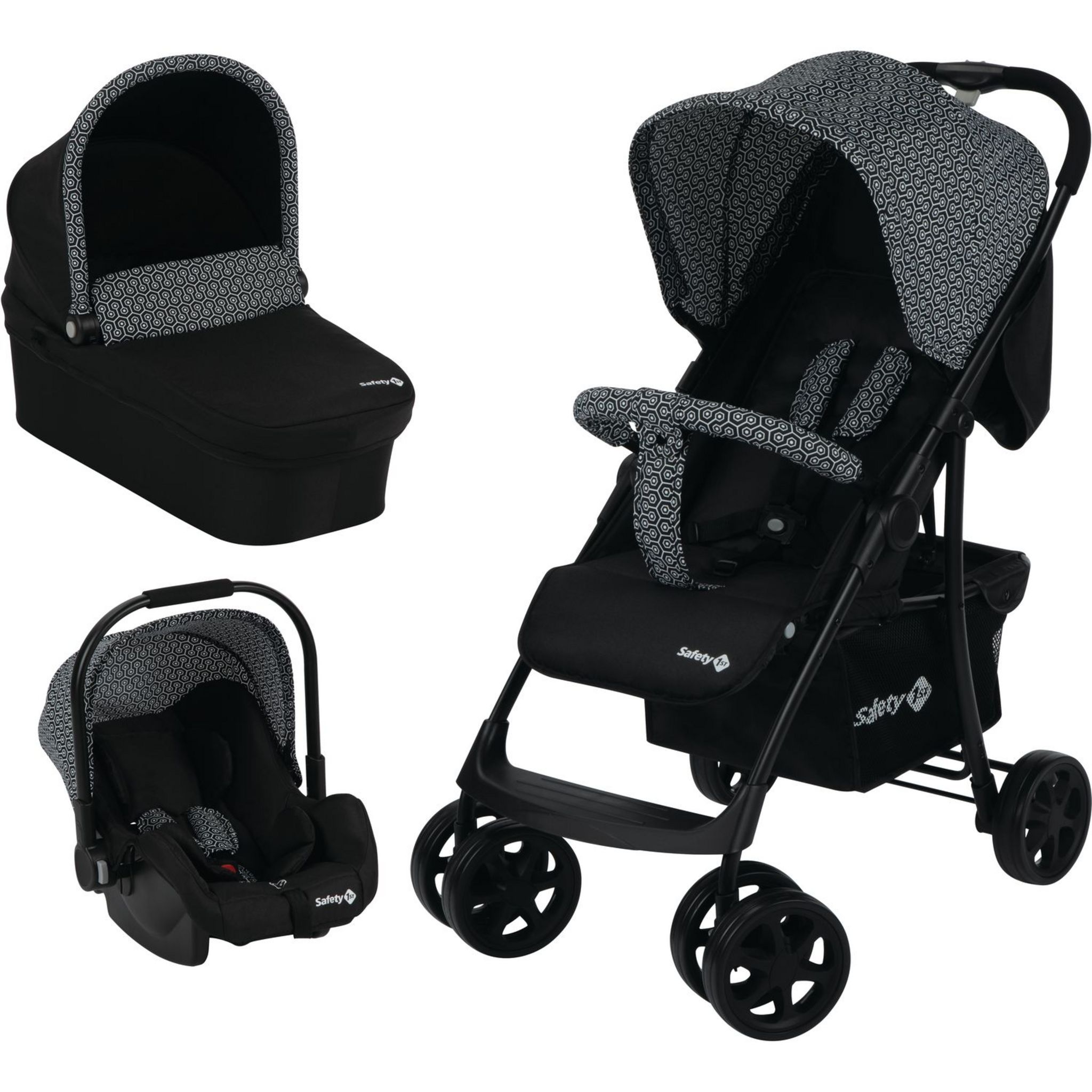 Poussette 3 en 1 safety on sale