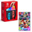 NINTENDO Console Nintendo Switch (modèle OLED) Joy-Con Rouge Néon et Bleu Néon + Mario Kart 8