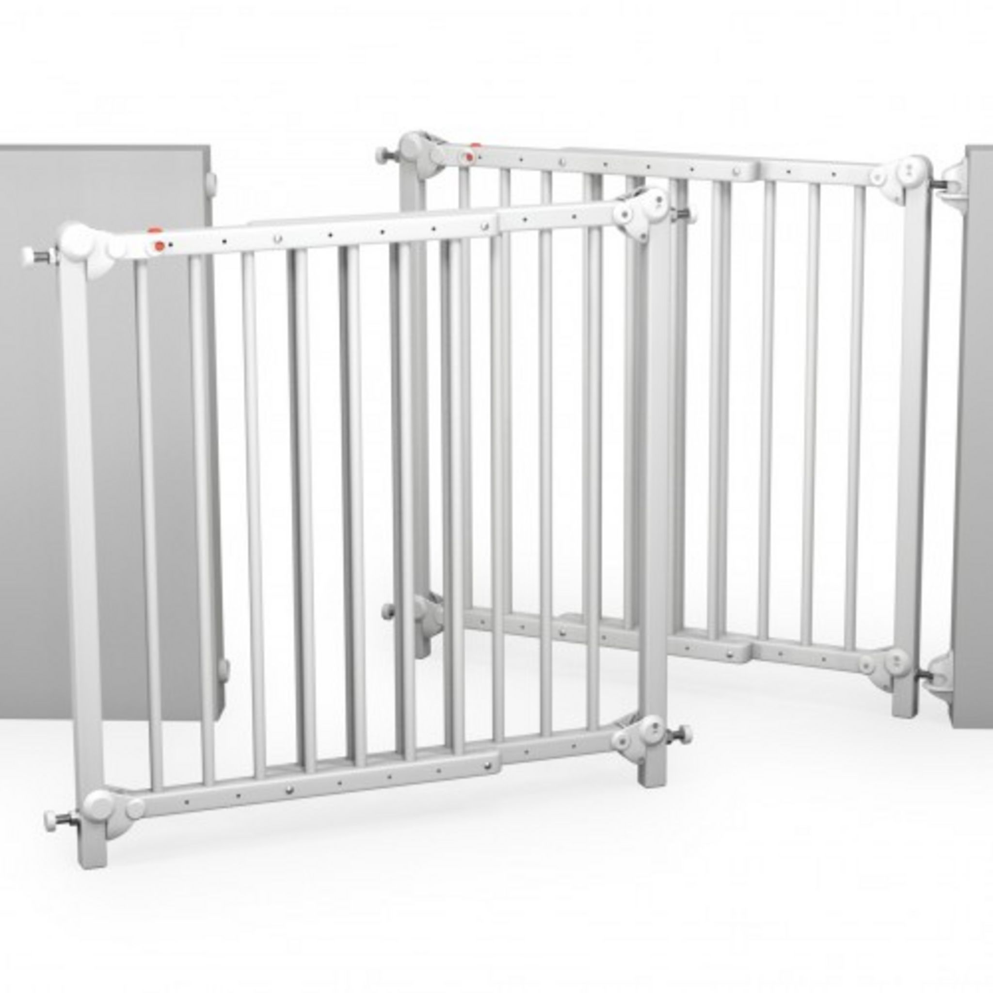 At4 Barriere De Securite Bebe Extensible En Bois 73 110 Cm Fixe Et Portillon Pas Cher A Prix Auchan