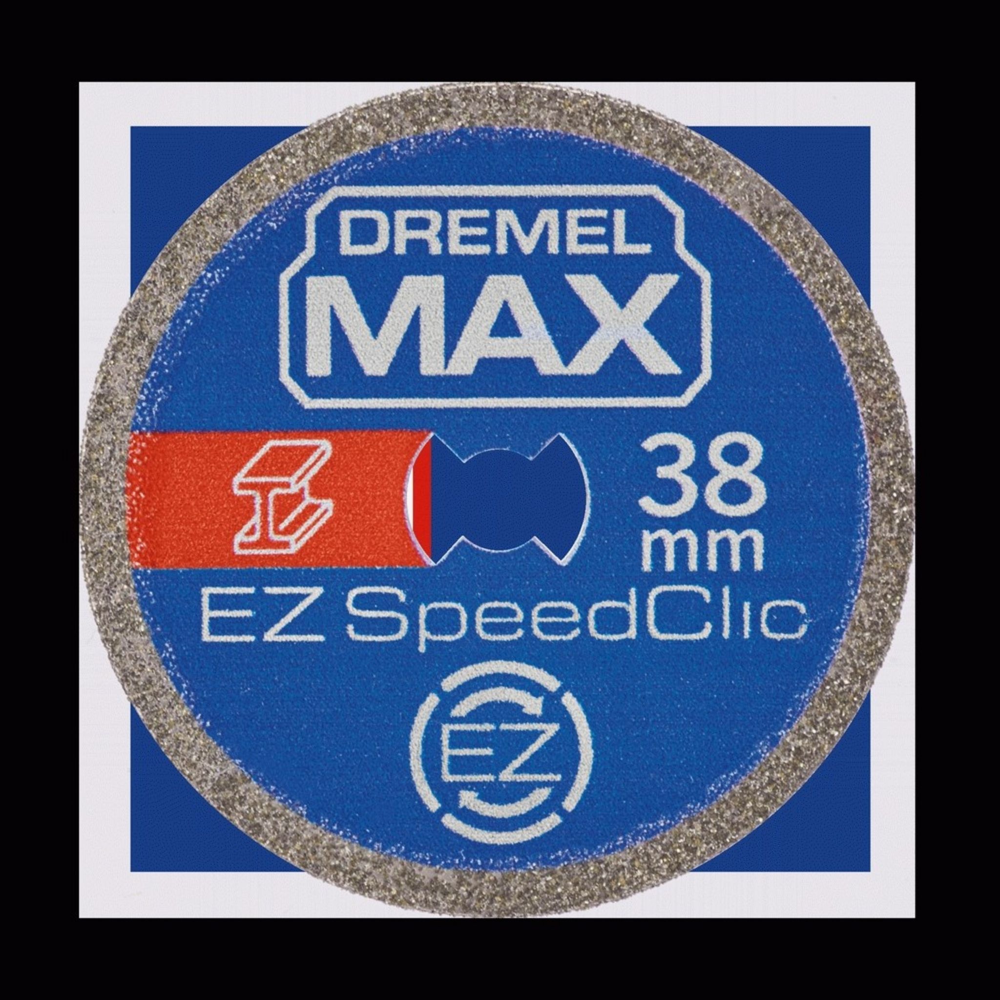 Coffret de 10 disques à tronçonner Dremel EZ SpeedClic avec mandrin pour le  métal et le
