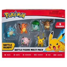 BANDAI Pack de 6 figurines Pokémon 