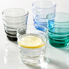 BORMIOLI ROCCO Set de 6 verres à eau RIFLESSI ACQUA Light Onyx (Transparent)