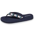 ISOTONER Isotoner Tongs femme avec tige perles. Coloris disponibles : Bleu