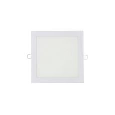 Spot LED carré EDM - 22cm - 20W - 1500lm - 4000K - Cadre blanc - 31584