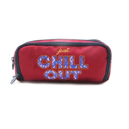Trousse 2 compartiments organizer rouge Chill Out