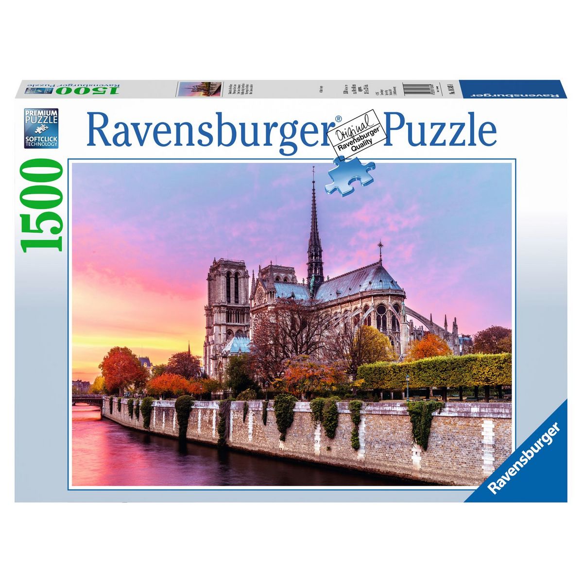 RAVENSBURGER Puzzle Pittoresque Notre-Dame - 1500 pièces