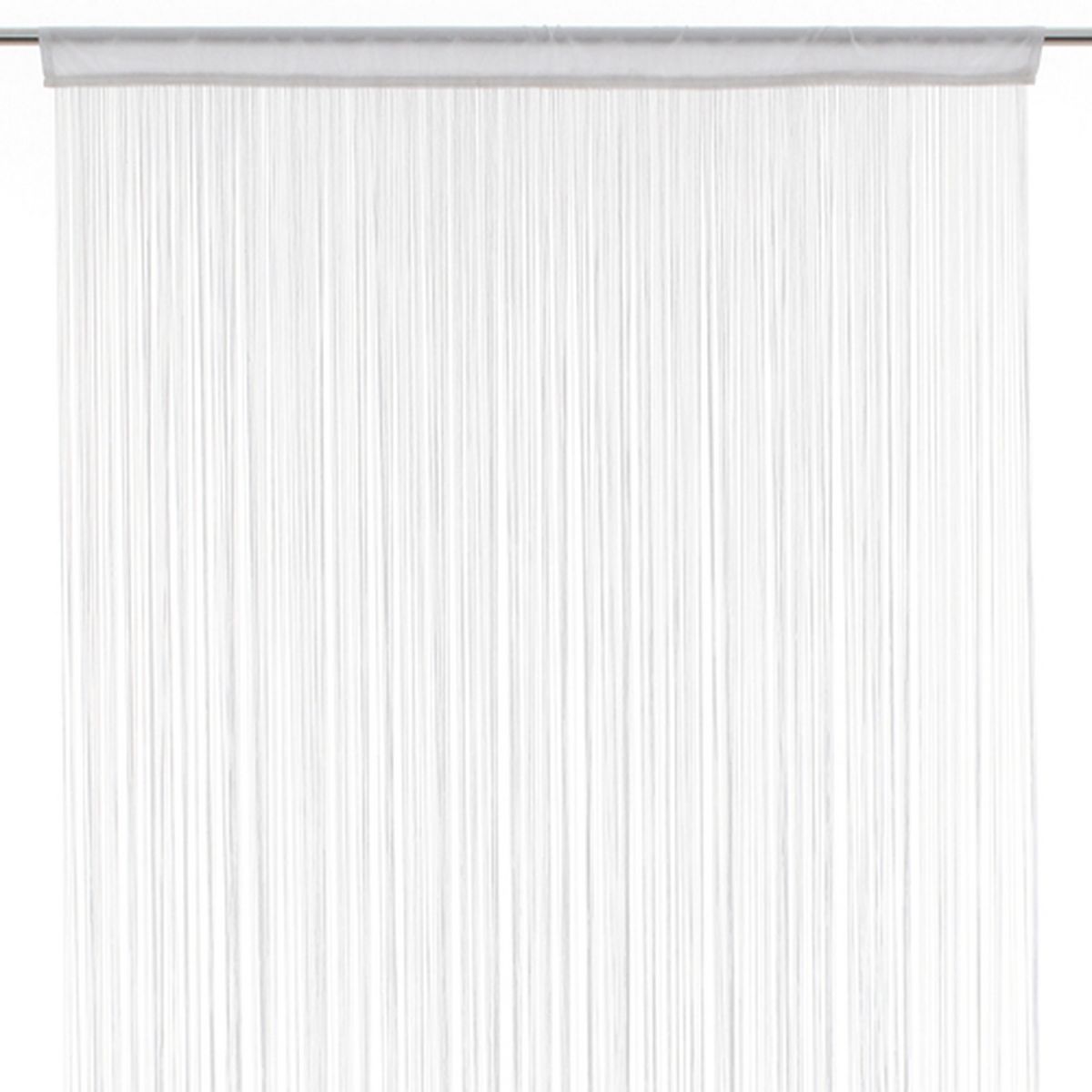 Rideau fils - 90 x 200 cm - Blanc