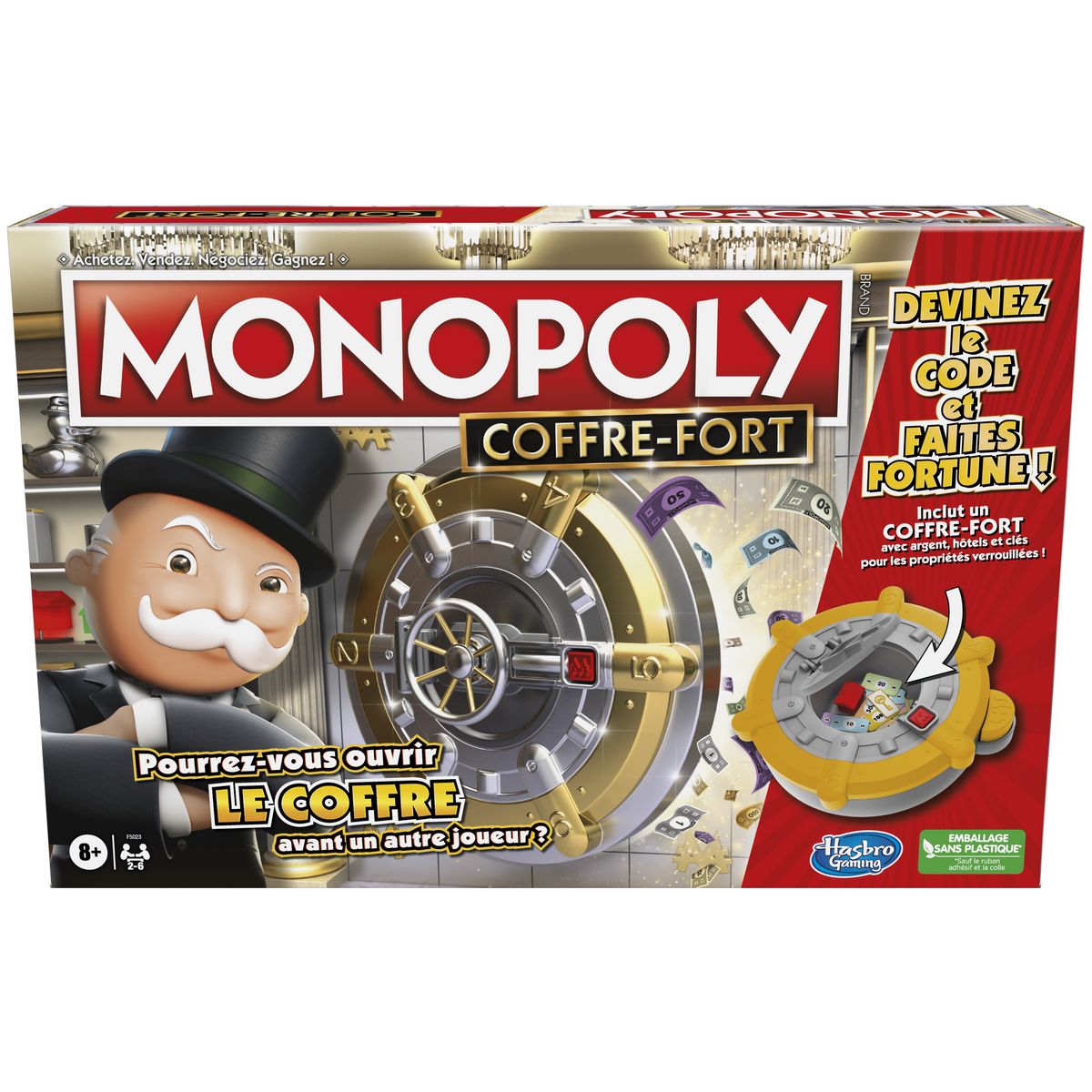 HASBRO Jeu Monopoly Coffre fort 