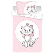 Disney Disney Parure De Lit Bebe Coton Marie Cat Housse De Couette 100x135 Cm Taie 40x60 Cm Pas Cher A Prix Auchan