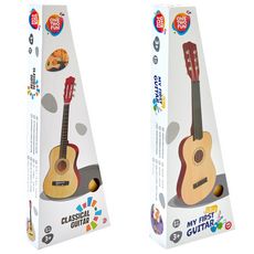 One Two Fun Mini guitare en bois 53 cm 