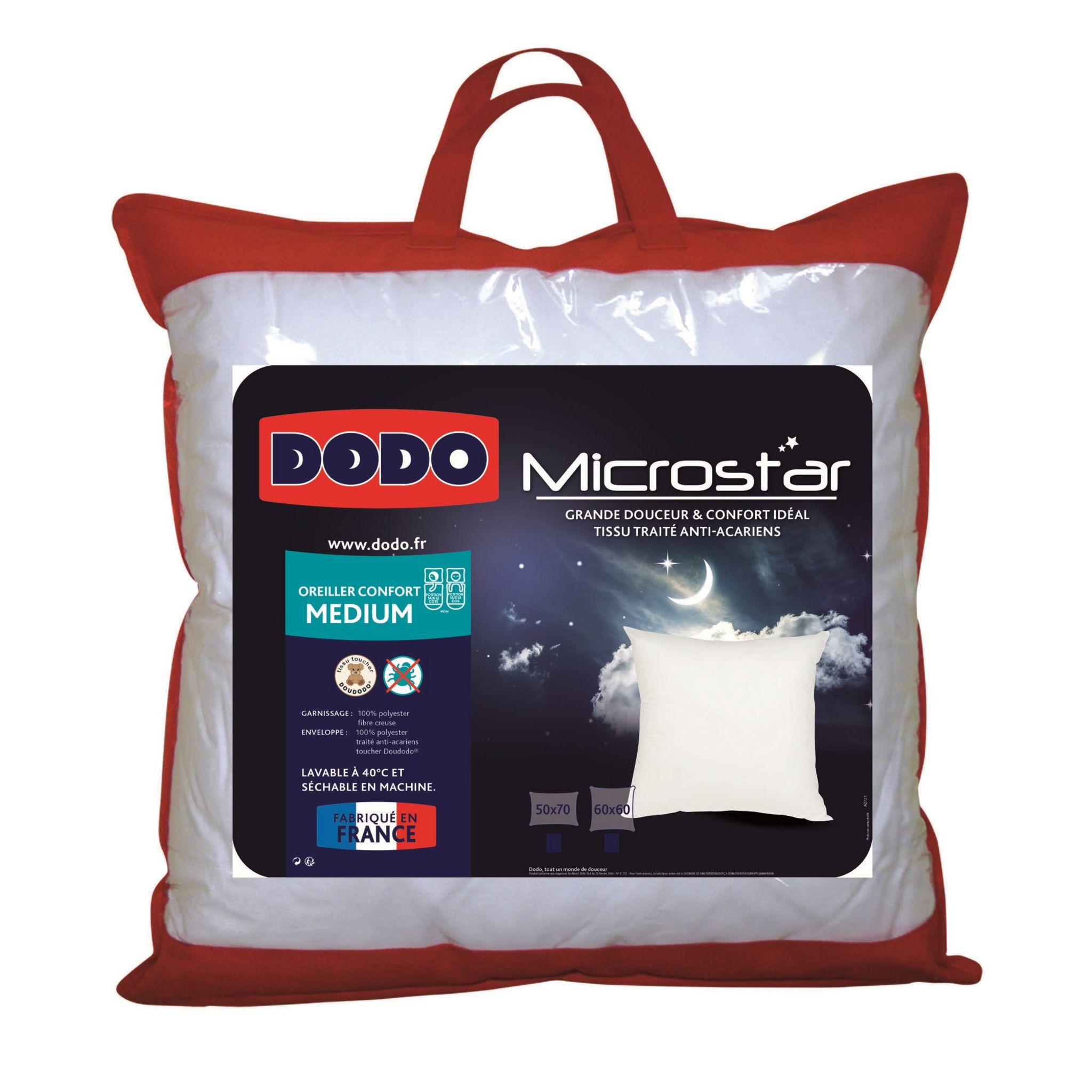 Housse d'oreiller anti-acariens Microair®