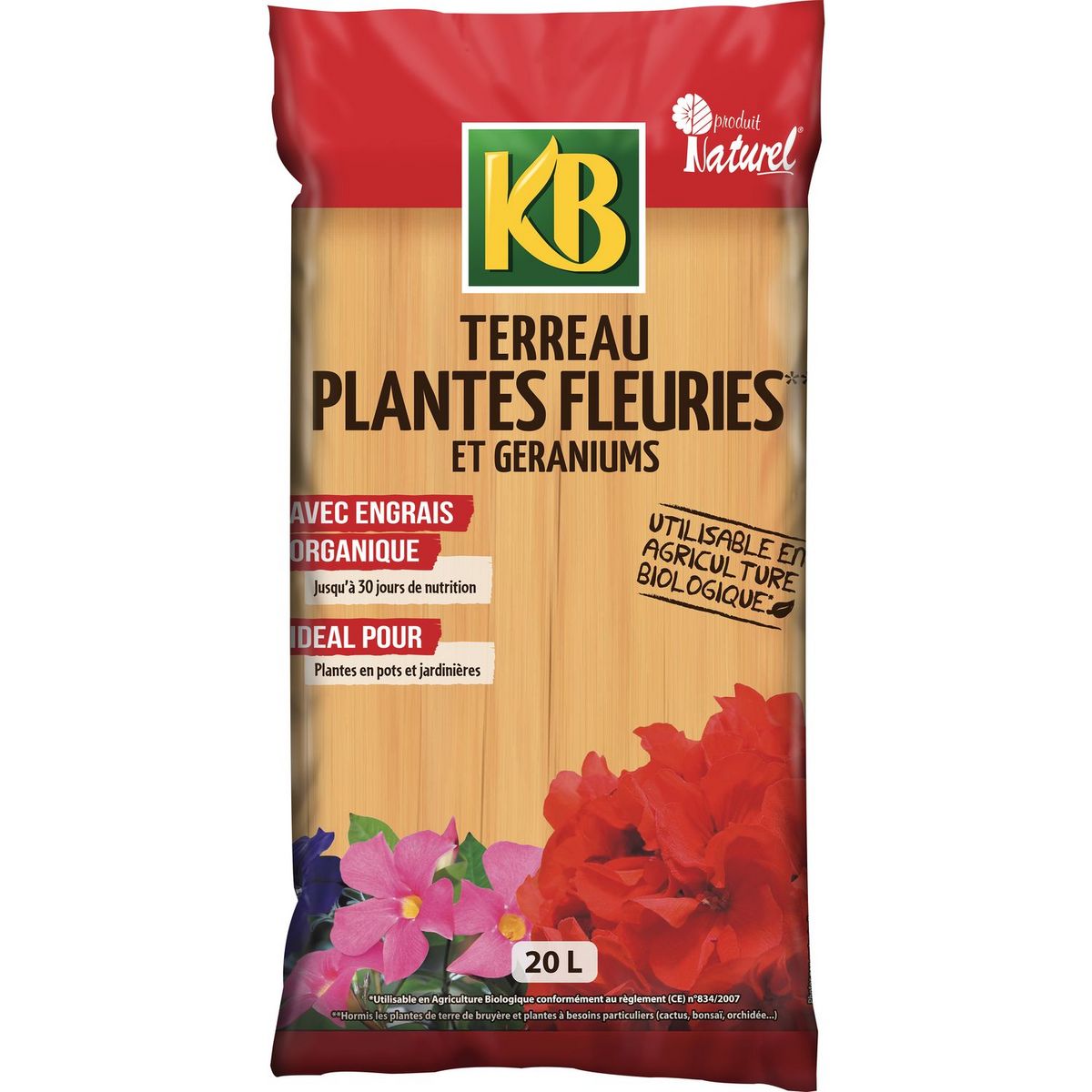 KB Terreau plantes fleuries