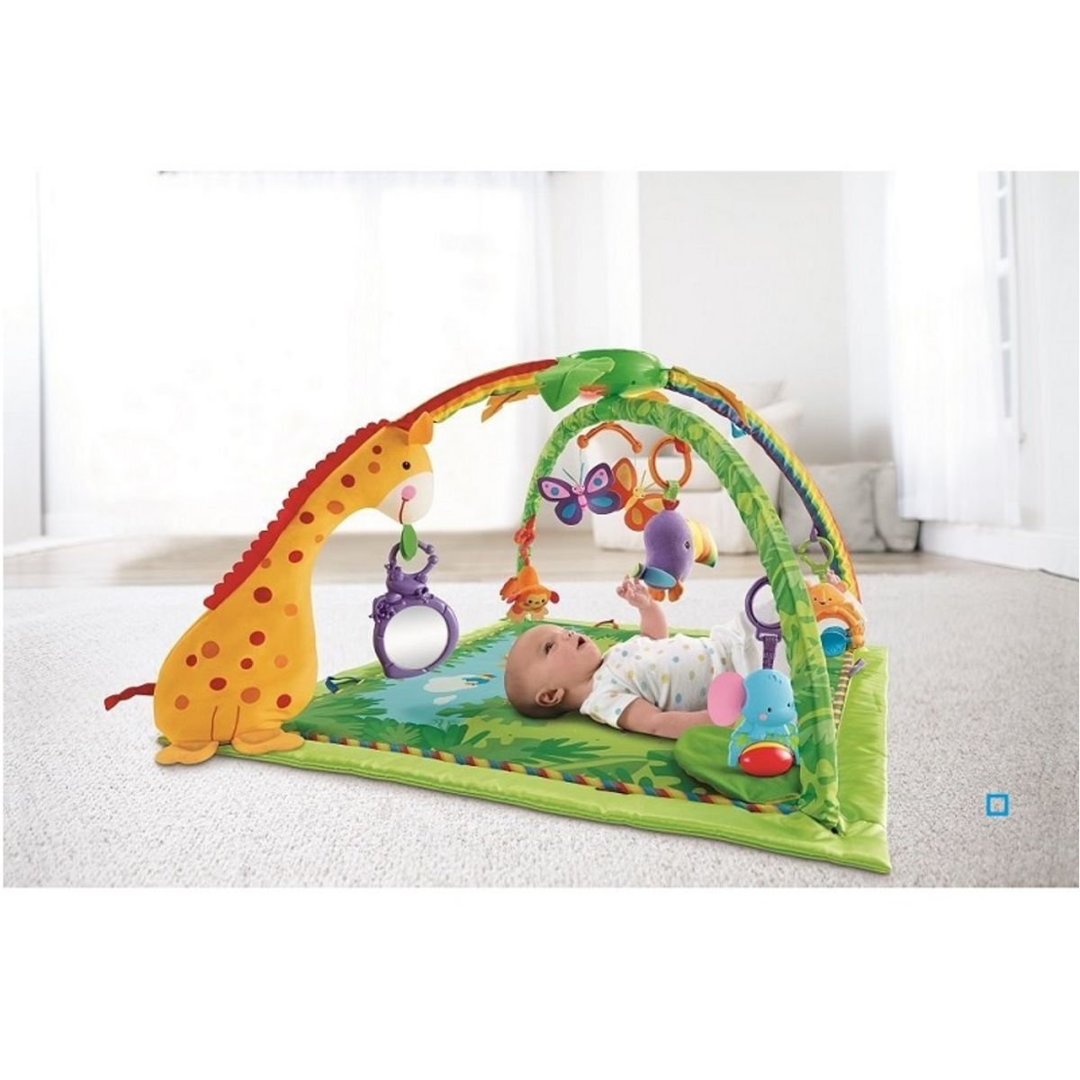 Tapis musical d'éveil de la jungle pour bébé FISHER PRICE