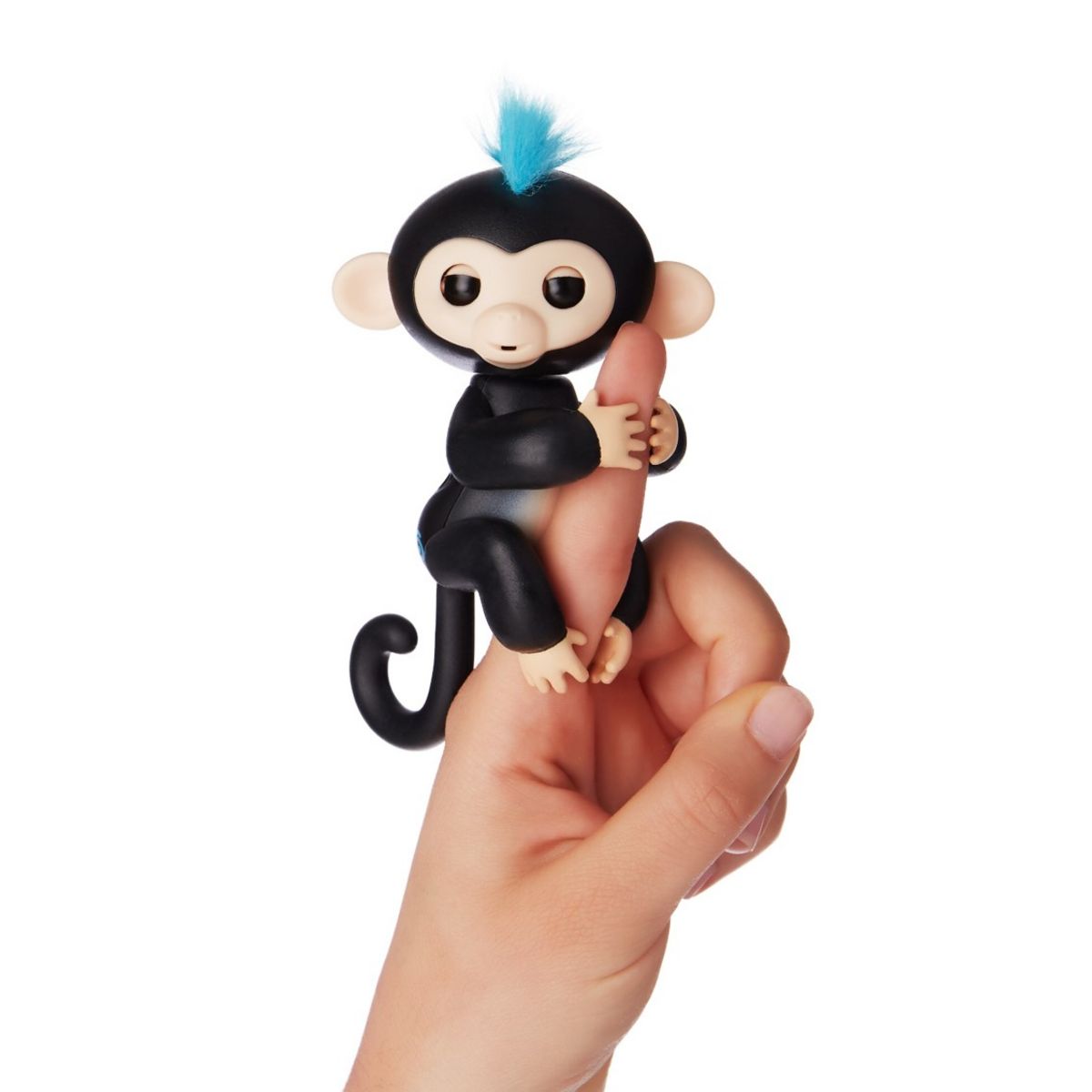 Fingerlings Bébé singe interactif noir 12 cm pas cher 