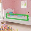 Barriere de securite de lit enfant Vert 180 x 42 cm Polyester