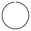 DIADEMA Collier en Or - Véritable Perle de Culture. Coloris disponibles : Multicolore, Noir, Blanc