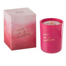 Bougie Parfumée  One in a Million  12cm Rose