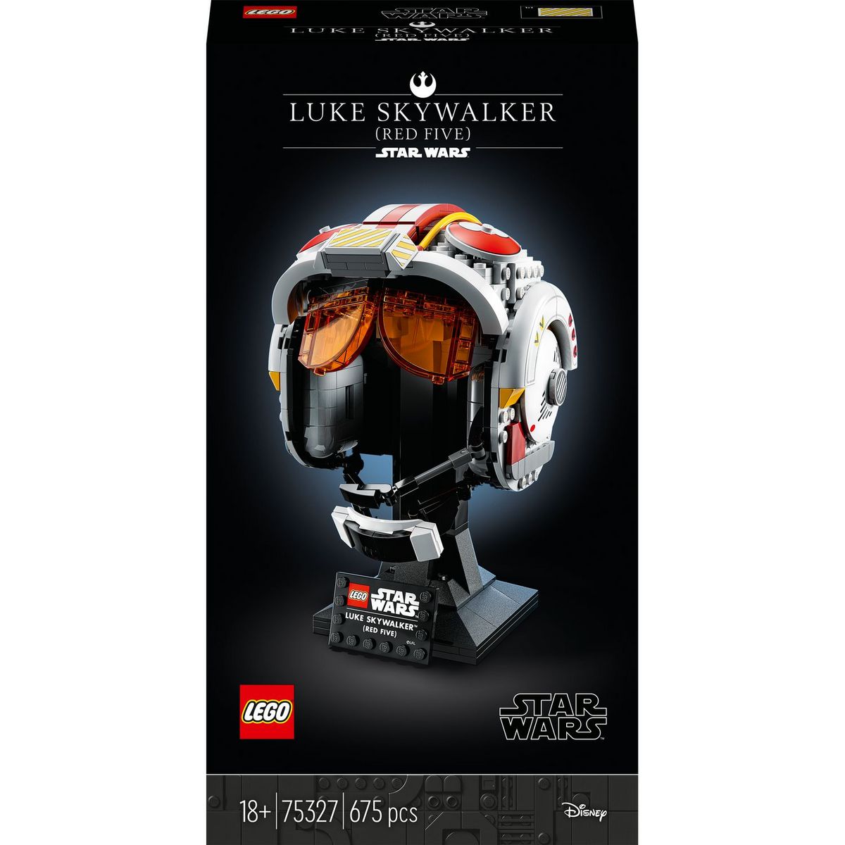 LEGO Star Wars 75327 pas cher, Le casque Red Five de Luke Skywalker