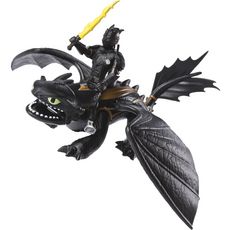 SPIN MASTER Pack Dragon et Viking Hiccup & Toothless noir - Dragons 3 