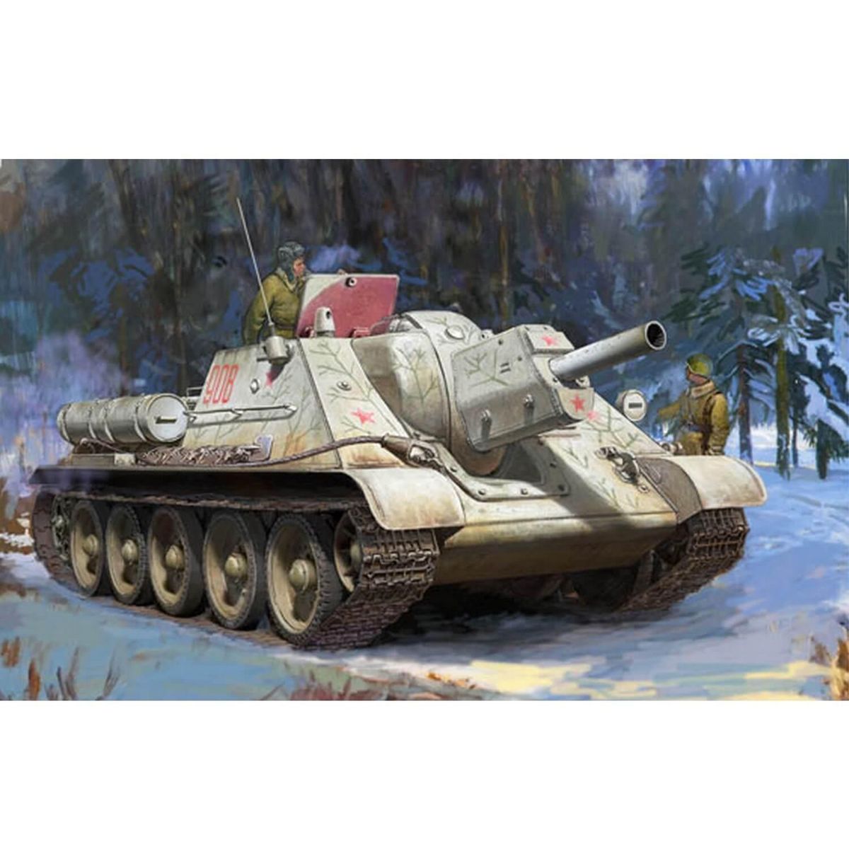 Zvezda Maquette char : Su-122