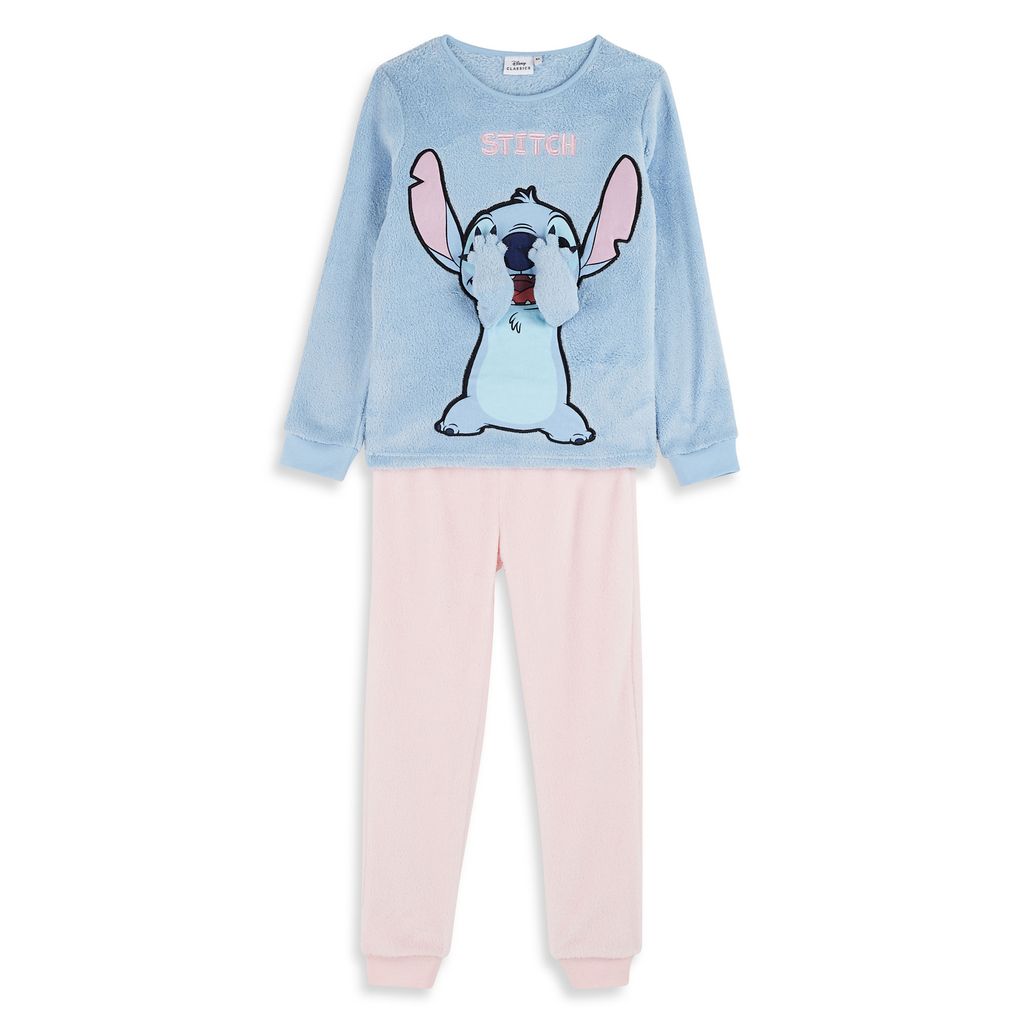 INEXTENSO Pyjama polaire Stitch bleu bébé garçon pas cher 