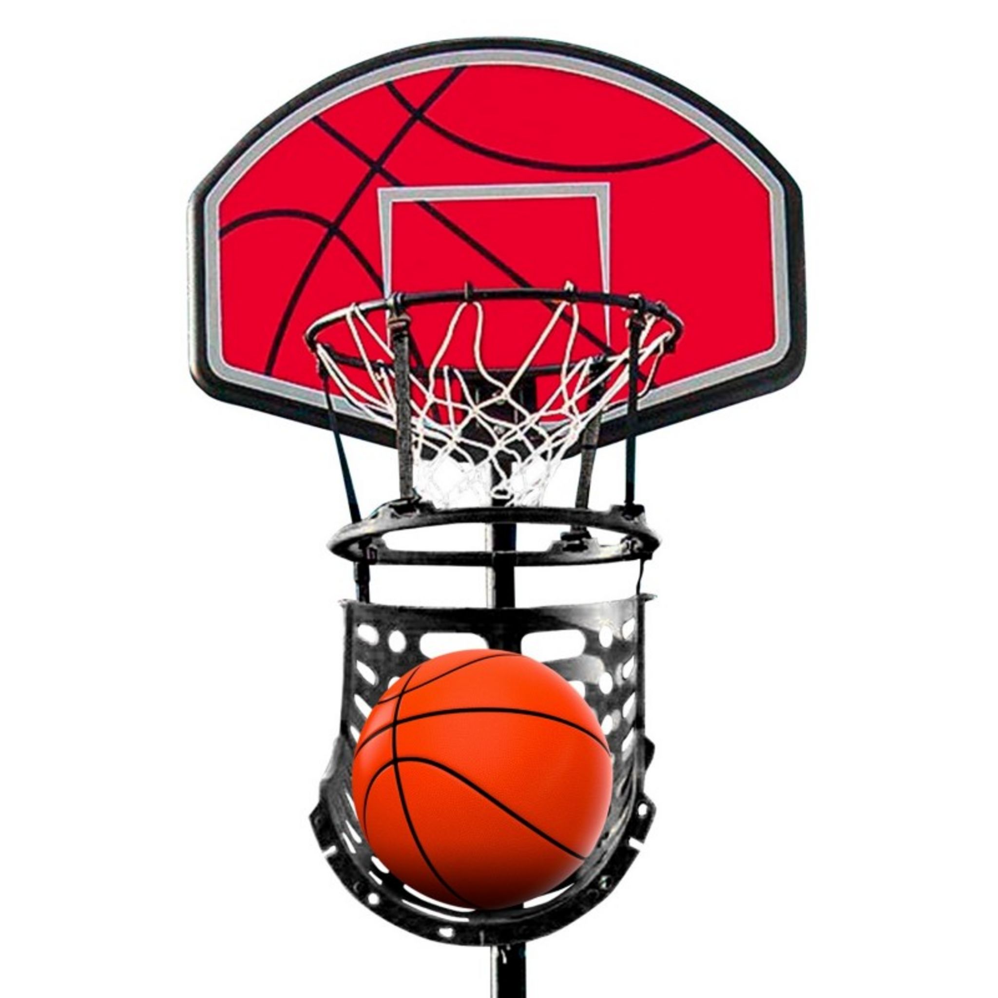 BUMBER Panier de Basket de porte AUSTIN à accrocher tout inclus 1 ballon et  1 pompe pas cher 