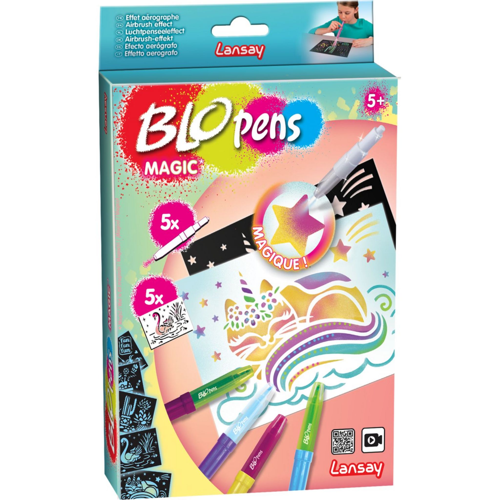 Blopens - Magic- Dessins et Coloriages - Dès 5 ans - Lansay