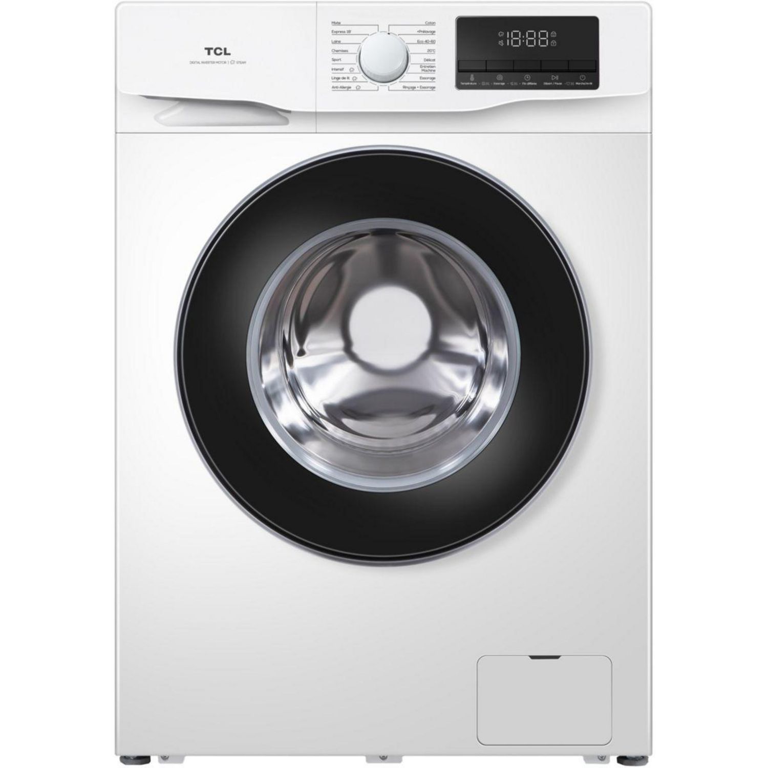 QILIVE Lave linge hublot Q.6855 600082843, 10 kg, 1400 T/min pas cher 