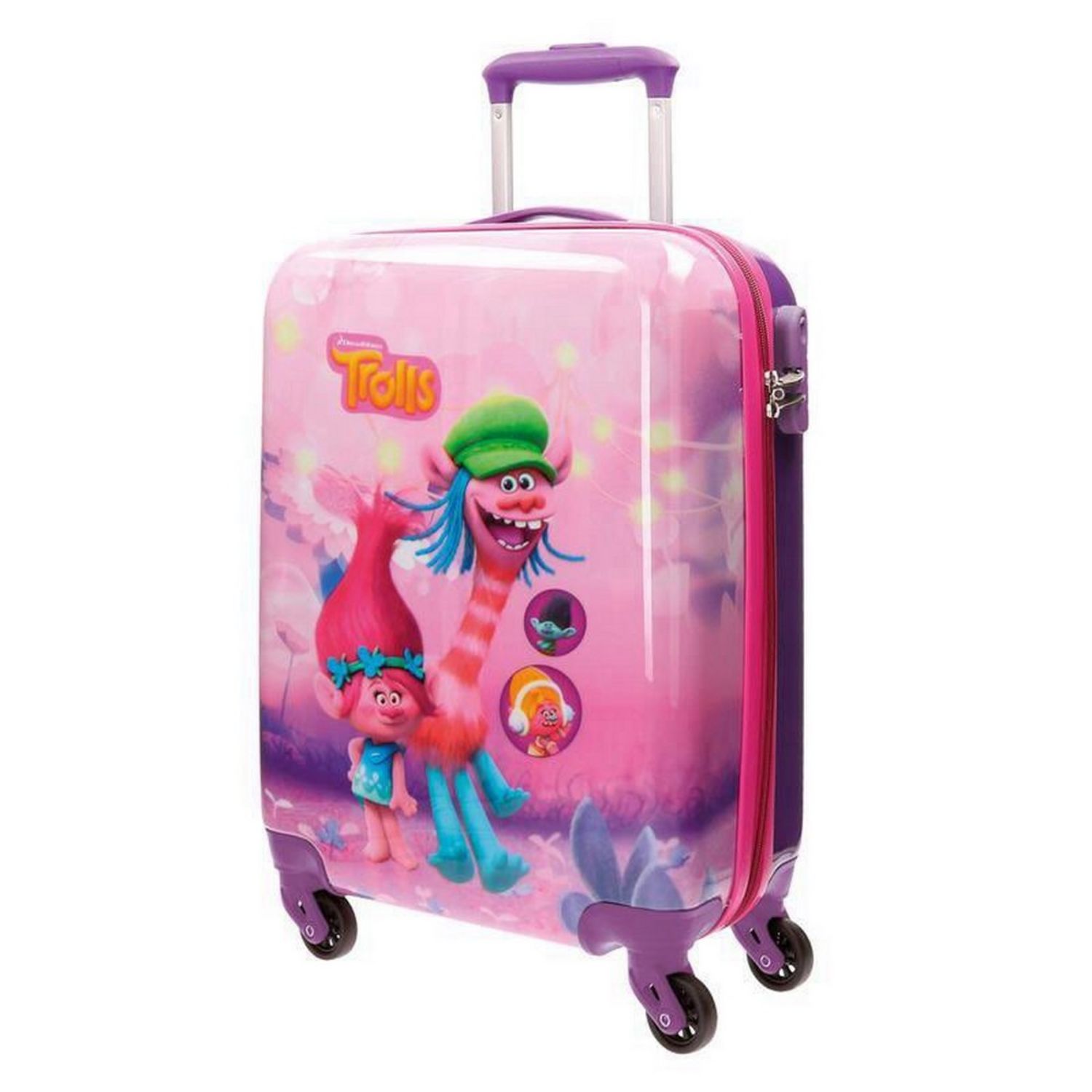 Valise discount roulette fille