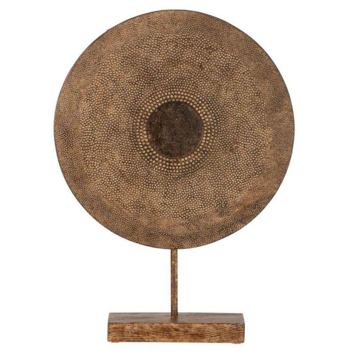 Paris Prix Statuette sur Pied  Cercle  45cm Marron