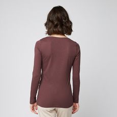 IN EXTENSO T-shirt manches longues femme (violet )