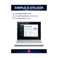 Logiciel antivirus et optimisation Antivirus Plus - 1 an - 1 PC