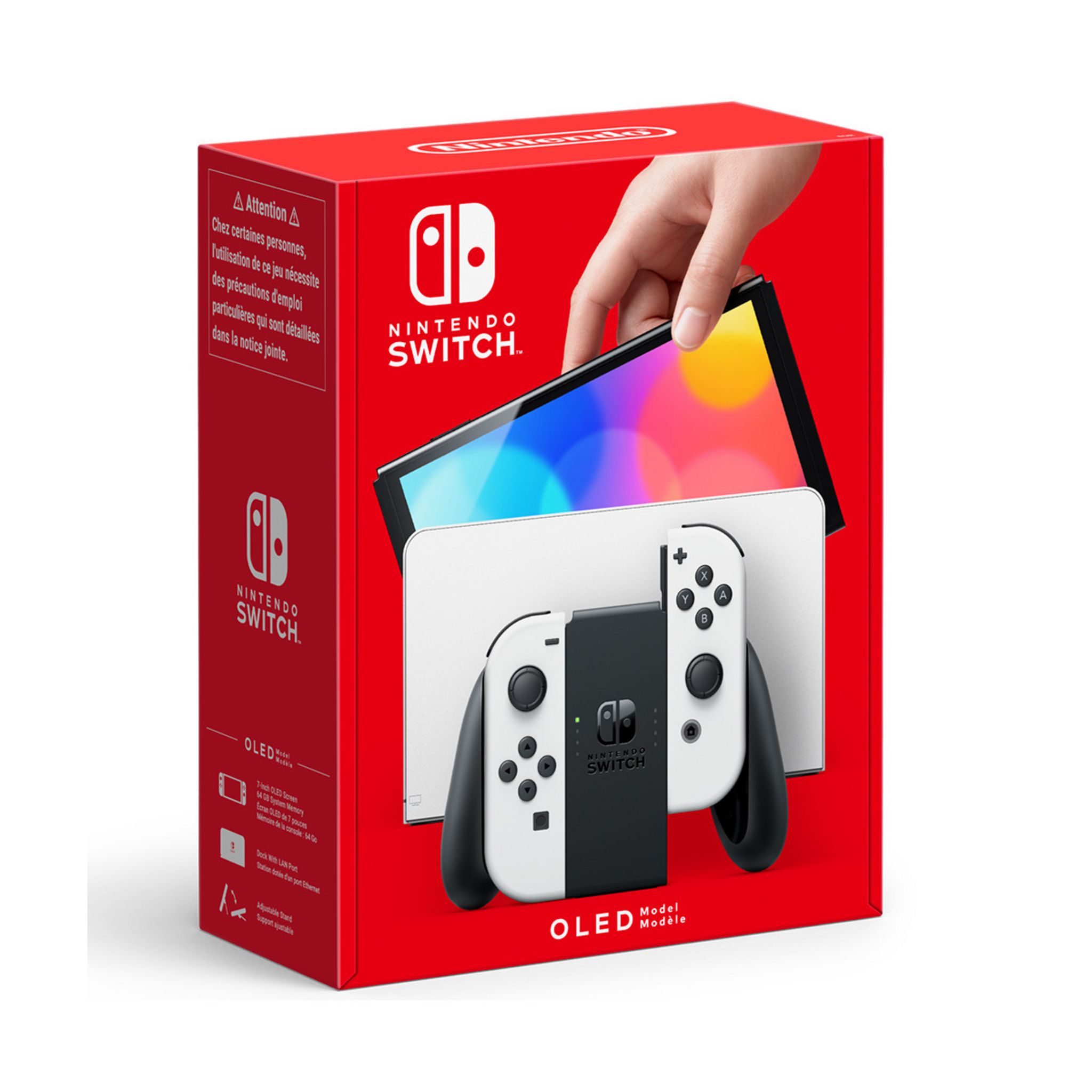 Nintendo France Recrutement NINTENDO Console Nintendo Switch (modèle OLED) Joy-Con Blanc pas cher -  Auchan.fr